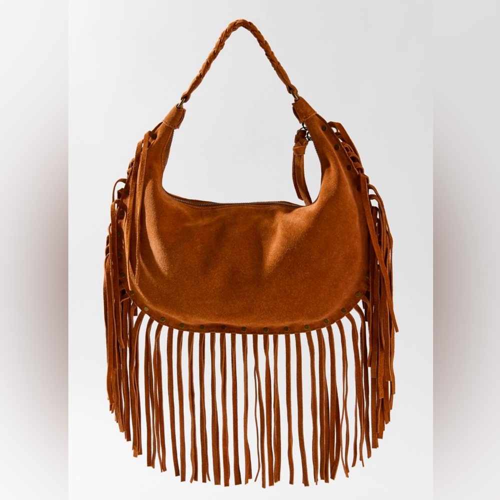 Urban Outfitters Leather Fringe Shoulder Bag